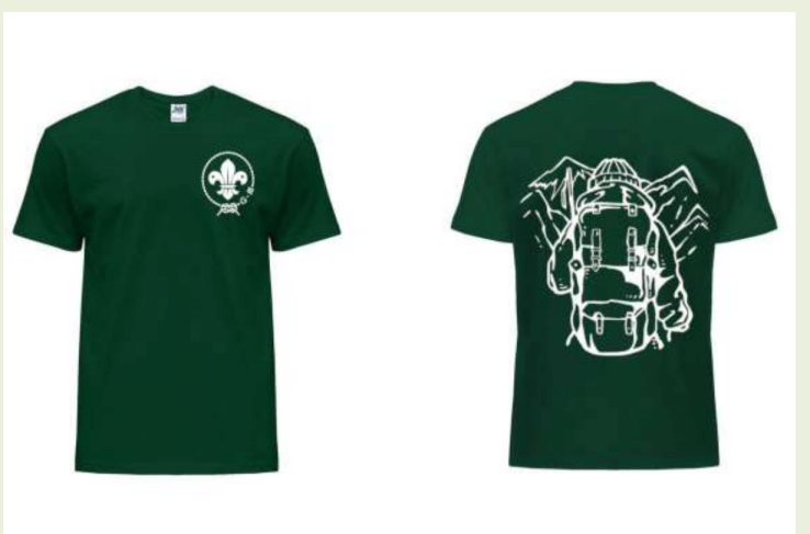 Camiseta verde del Grupo III Scouts